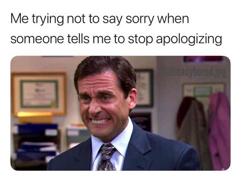 apologizing meme